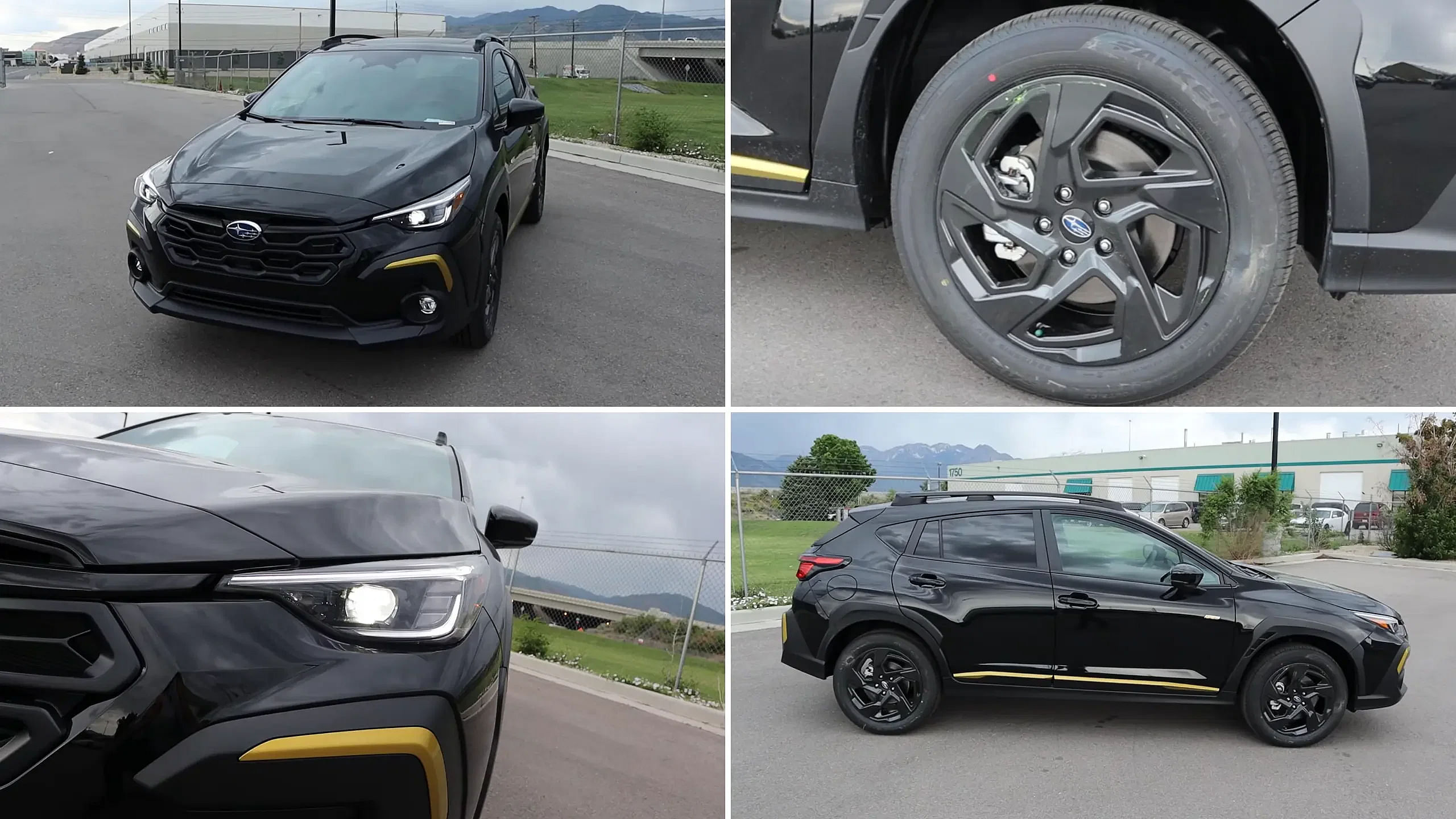 2024 Subaru Crosstrek ext, wheels, front headlights and side view