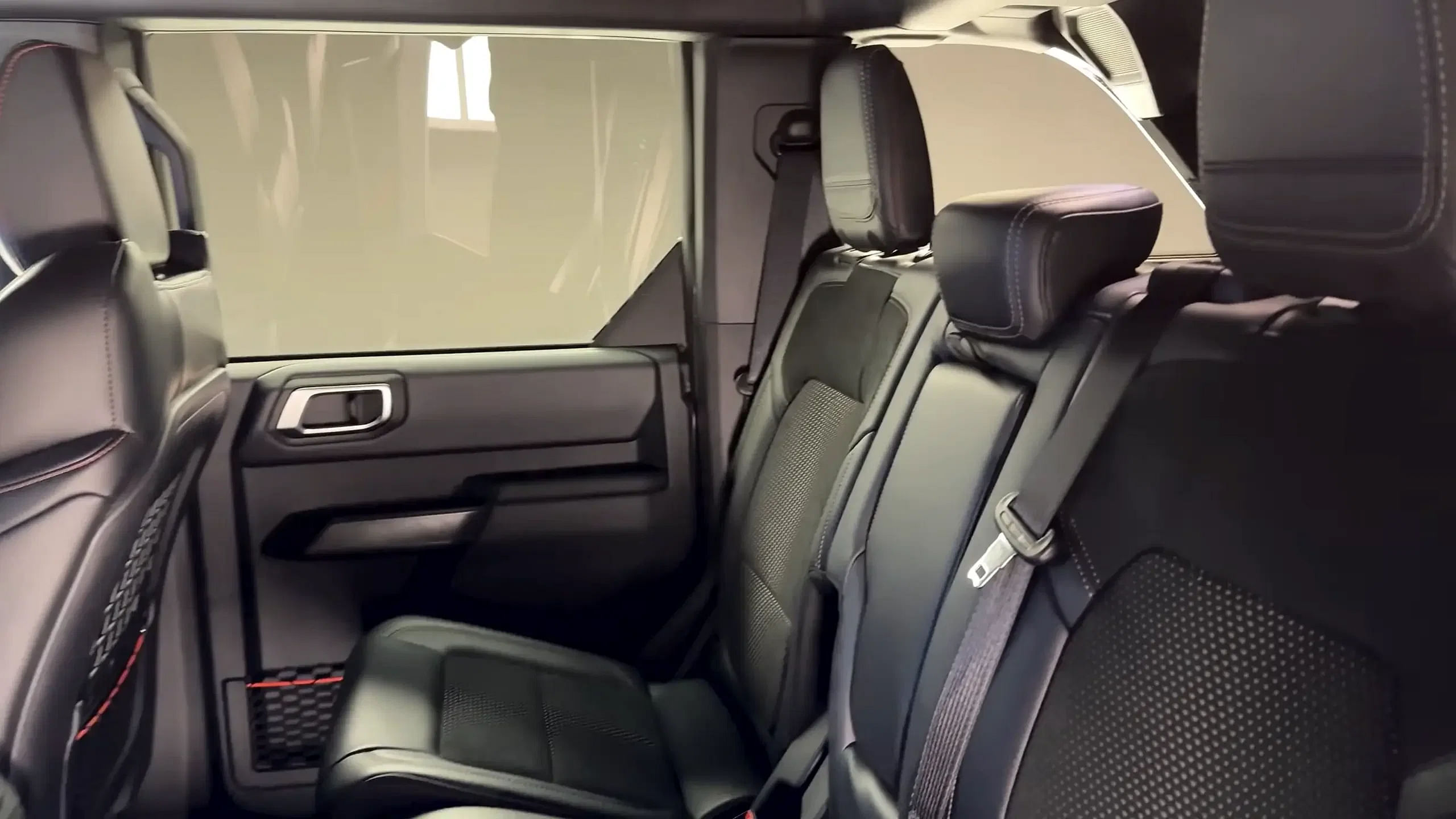 2024 Ford Bronco Raptor rear seats