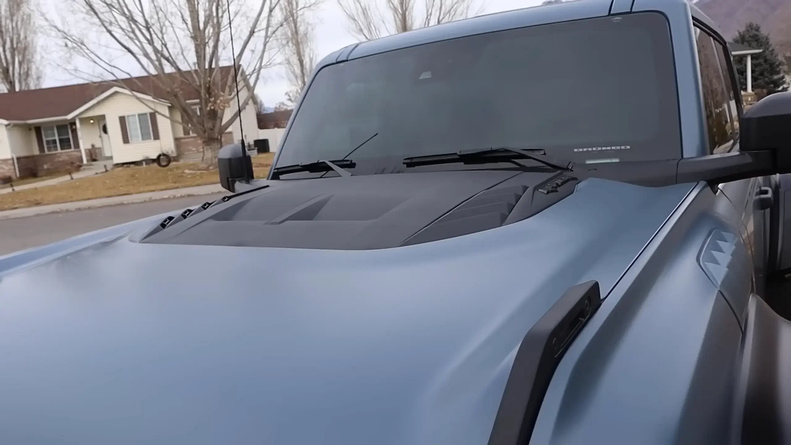 2024 Ford Bronco Raptor hood